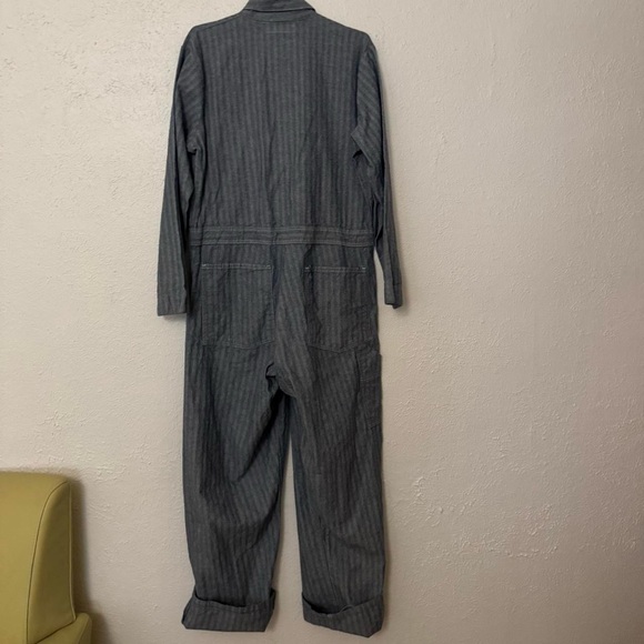 Vintage 40s / 50s Union Made Striped Coveralls - Picture 7 of 8